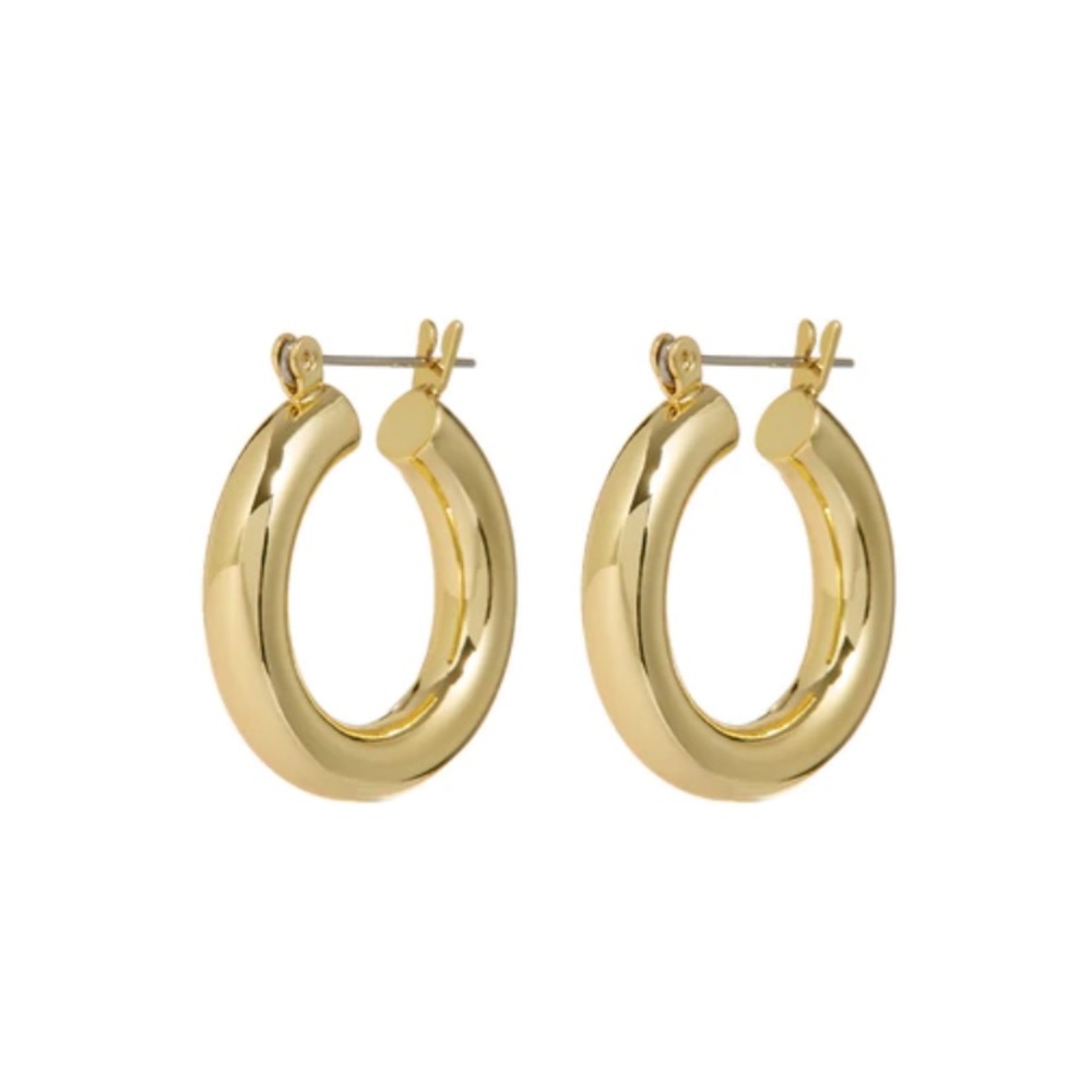 Luv AJ Baby Amalfi Hoops Gold